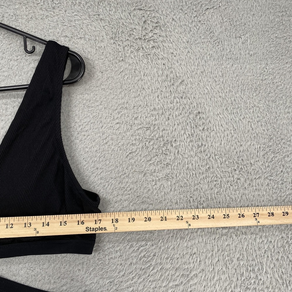 aerie Black Cutout One-Piece Swimsuit - Picture 5 of 13